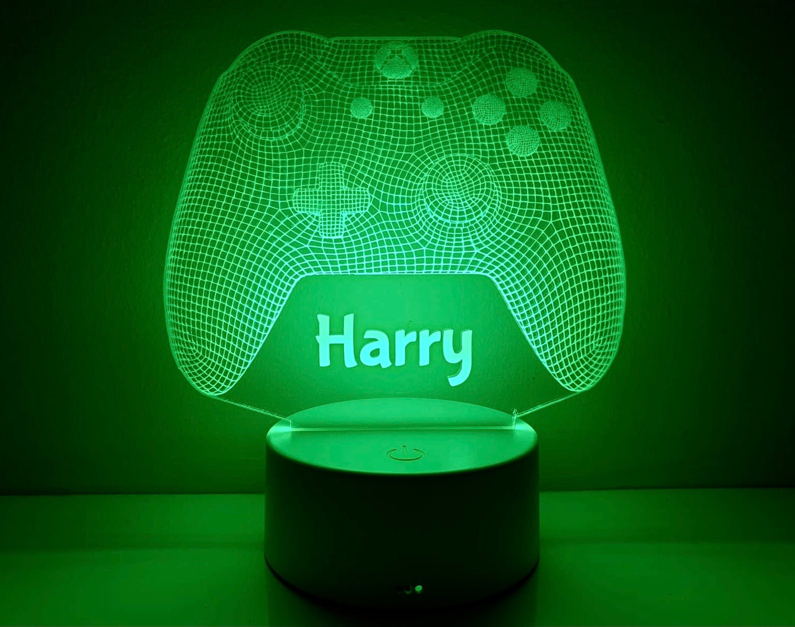 Personalised Led Xbox Controller Gaming Light Illusion Lamp Etsy UK