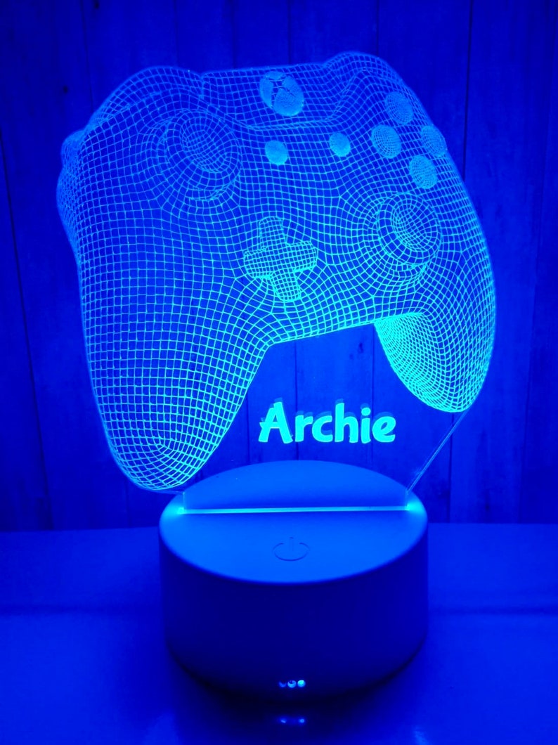 Personalised LED Xbox One Controller Gaming Light Night Etsy UK
