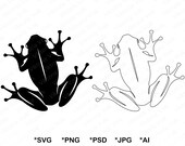 Frog icon SVG, Chocolate Frog Silhouette, Frog Stencil, Frog Outline Cut File