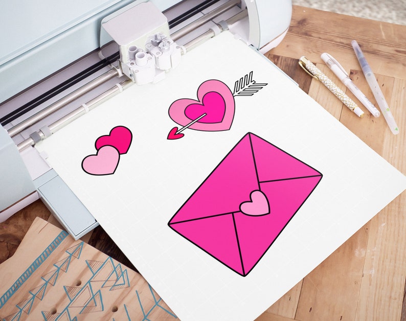 Cute Hearts SVG Cut File Color Bundle png Clipart svg Cricut Color Heart Shapes jpg ai Digital Files psd Love Cut file