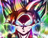 Kit Peinture Diamant 5D Dragon Ball Goku - Loisir Créatif Adulte Et Enfant, Décoration Murale DIY