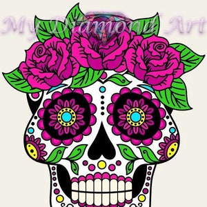 Kit de peinture diamant 5D DIY My Diamond Art (Skull Mask II) (NOUVEAU)