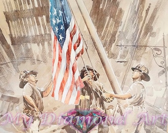 5D DIY My Diamond Art (Remember 9/11) Diamond Painting Kit (NEW)