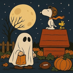 5D DIY My Diamond Art (snoopy Woodstock Halloween) Diamond