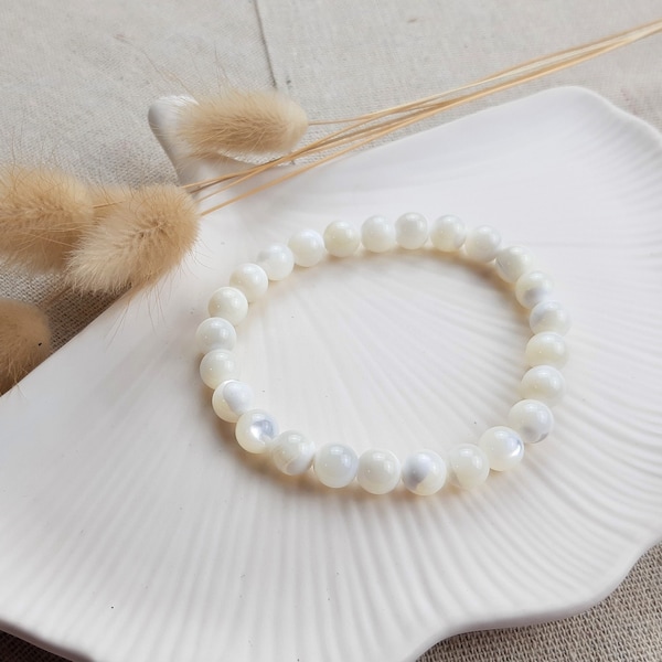 Bracelet NACRE perles en Nacre naturelle