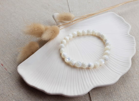 Bracelet NACRE perles en Nacre naturelle