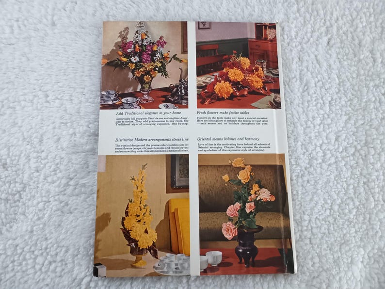 Vintage Better Homes & Gardens Flower Arranging 1957 Book Home