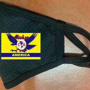 4 Club America Face Masks - 100% Cotton - Double Layer