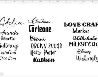 Personalisierter Vinylaufkleber | Individueller Namens-, Glas- und Tassenaufkleber