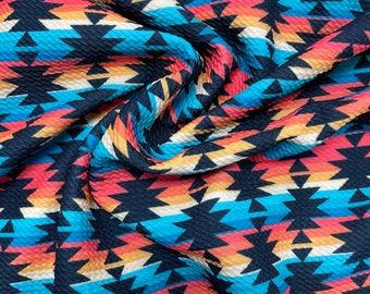 Mexican fabric #20519 Serape fabric by the yard by Elizabeth/'s Studio Fabric hispanic fabric cotton Serape fabric in blue