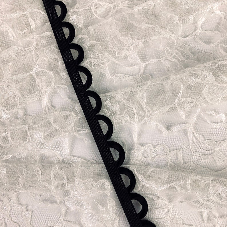 Black Corset Loops Lacing Looping Trim For Gown Corset Back Etsy