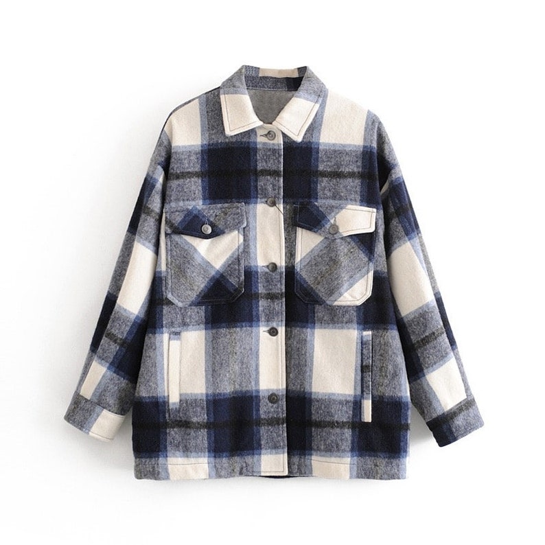 blue overshirt jacket