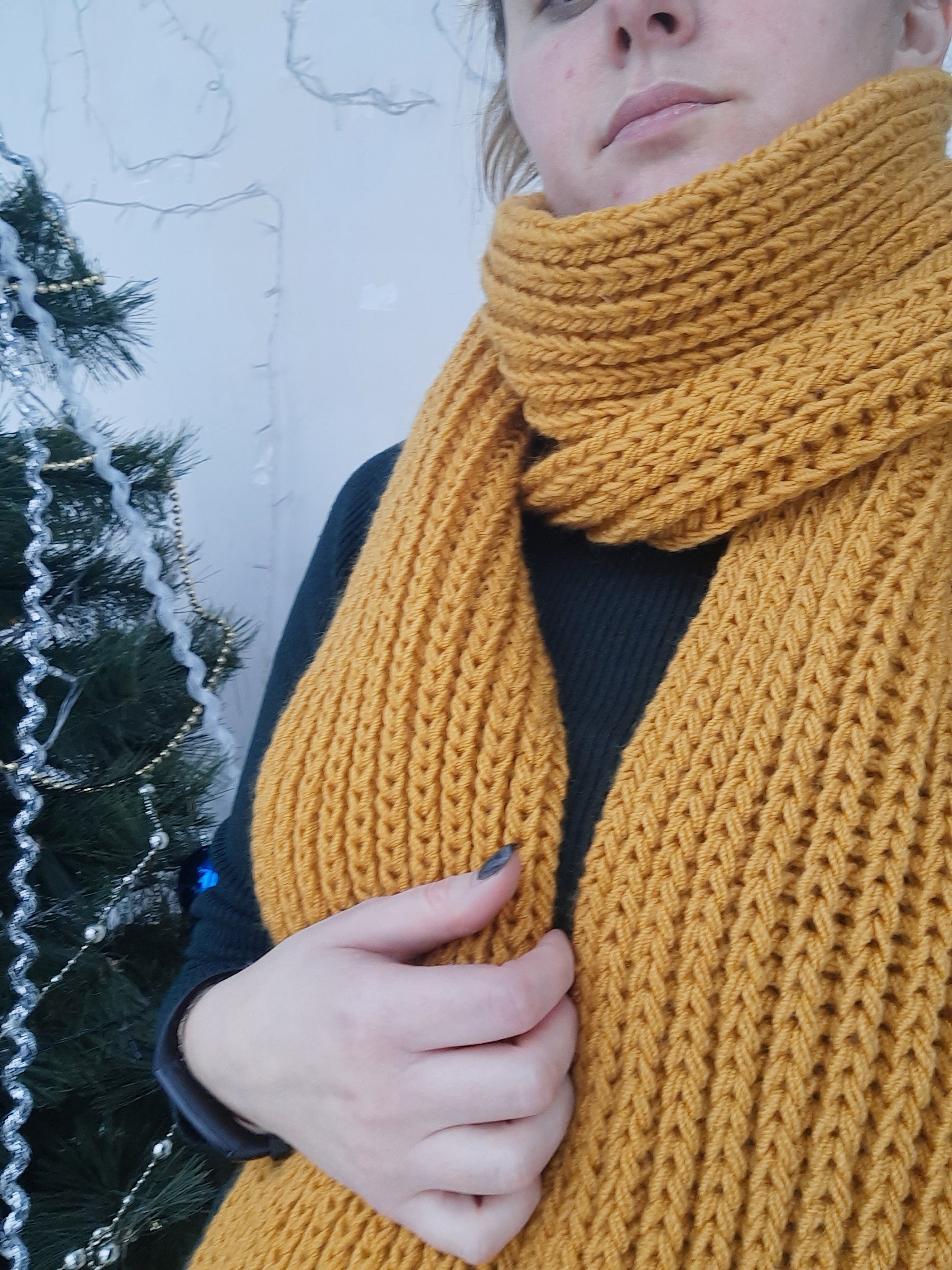 Mens Yellow Scarf - Etsy