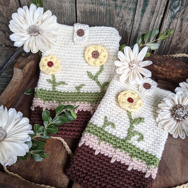 Cottagecore Fairy Sunflower Crossbody Bag/cute Girl Gift/Kawaii Pouch/Crochet Bag/Flower Gift/Birthday Teen Gift/Daughter