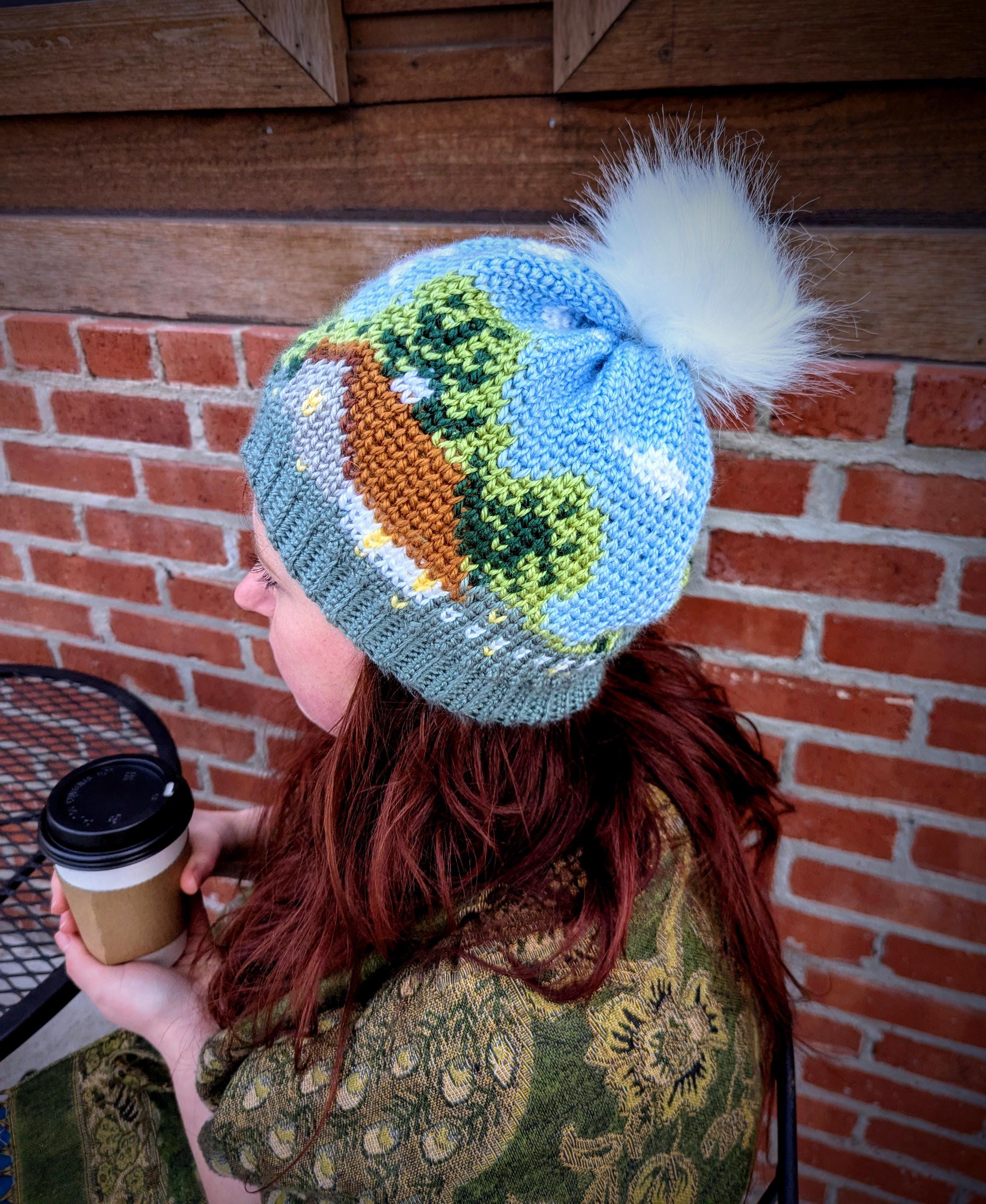 Cottage Beanie Hat Crochet Pattern/ Gender Neutral Hat Gift  display picture 2