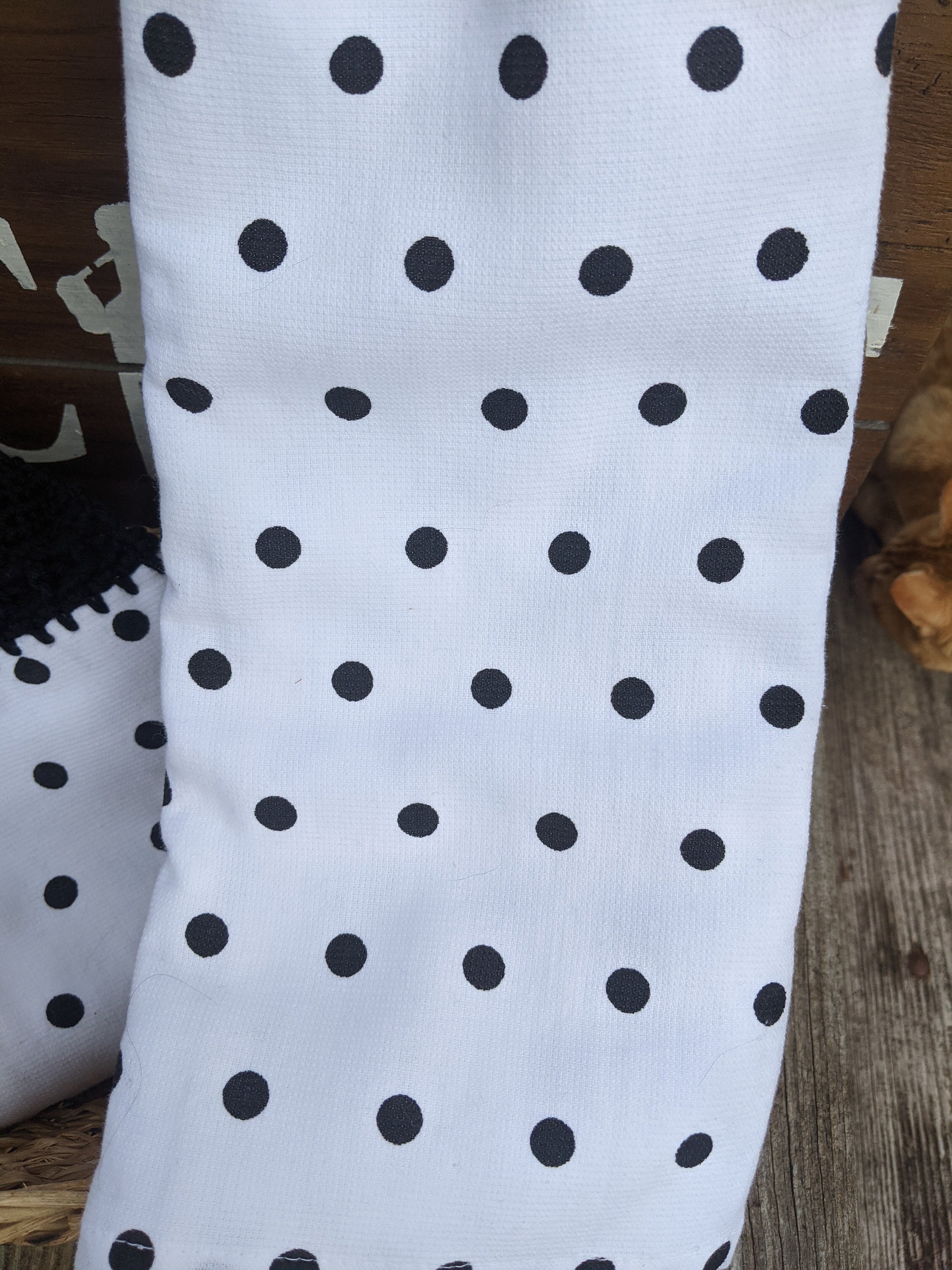 Hanging Beautiful Polka Dot Kitchen Towels Set/new Homes Etsy