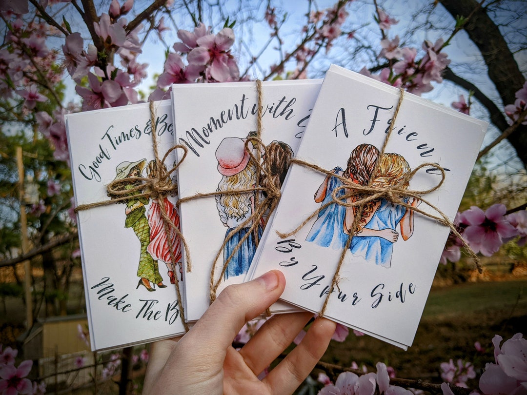Friendship Card Bundle of 3 - Etsy
