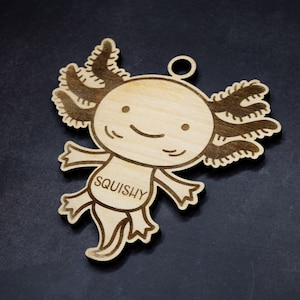 Personalized Axolotl Ornament, New Lotl Owner Gift, Custom Pet Ornament, Cute Axolotl Ornament