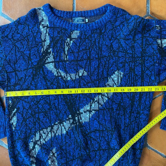 Vintage Peconic Bay traders Mens Large Abstract knit … Gem