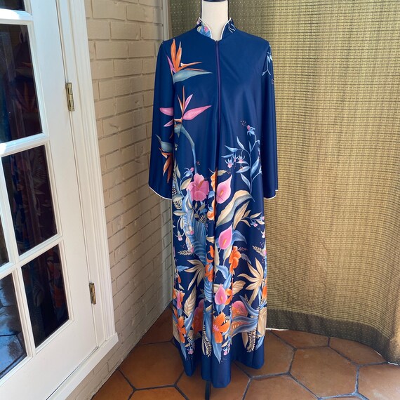 Vintage 1970’s Second Glance Housecoat Robe Lounge