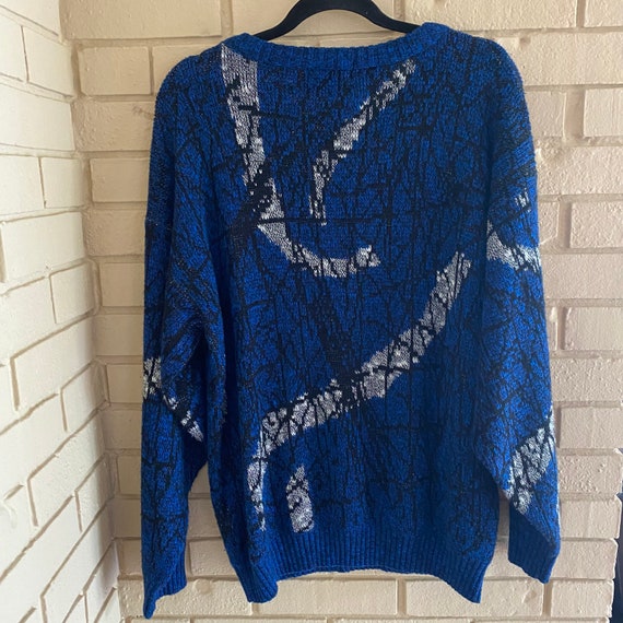 Vintage Peconic Bay traders Mens Large Abstract knit … Gem