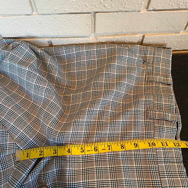 Vintage 60s 70s Plaid Golf Pants Trousers Caddy Shack Pants 40 X 27
