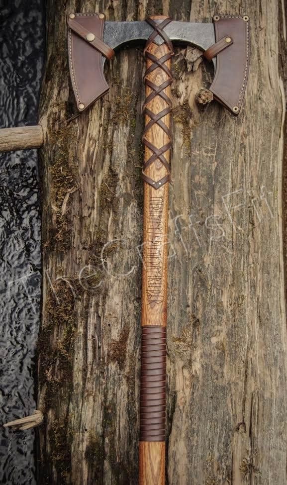Double Blade Viking Axe Custom Hand Steel Double Etsy UK