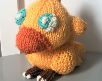 Final Fantasy Chocobo Knitting Pattern