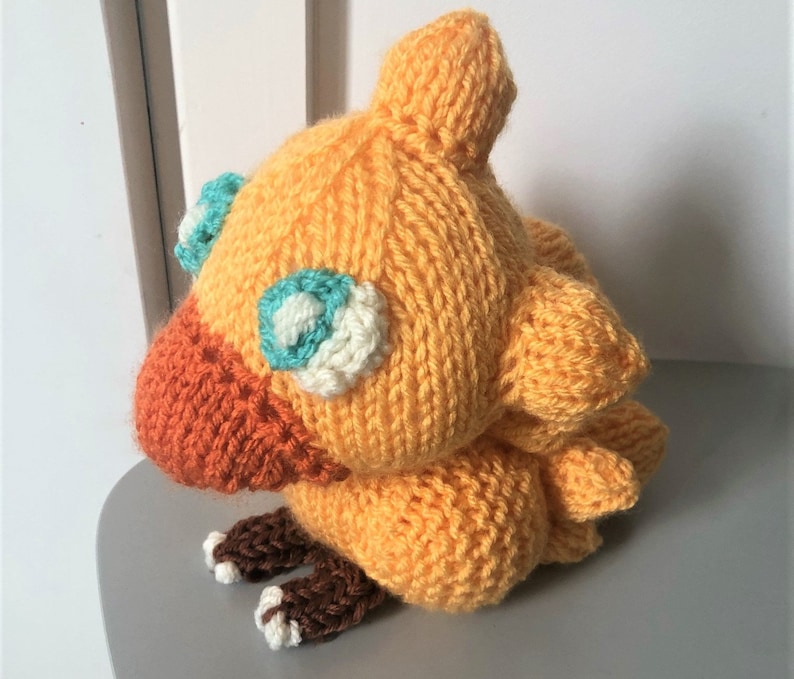 Final Fantasy Chocobo Knitting Pattern - Etsy