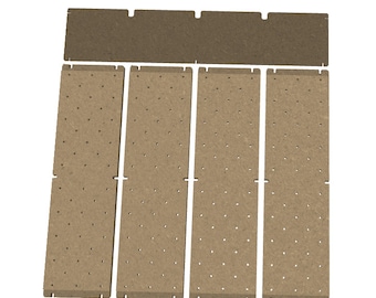 NEW X-carve Modular Wasteboard Replacement Slats Cut File - SVG and Easel Project included - XCarve 1000mm - Easy cnc MDF Waste Board File