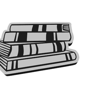 Stacked Books - svg file