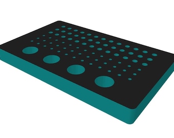 Armazenamento universal de ferramentas e bits CNC, download do organizador de ferramentas CNC - Perfeito para Shapeoko, X-Carve, outros CNCs - svg