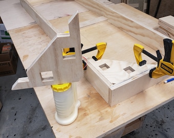 Corner Clamping Squares , Cabinet Makers Clamping Squares , CNC cut file for:  Shapeoko, X-Carve, Other CNC's - svg file