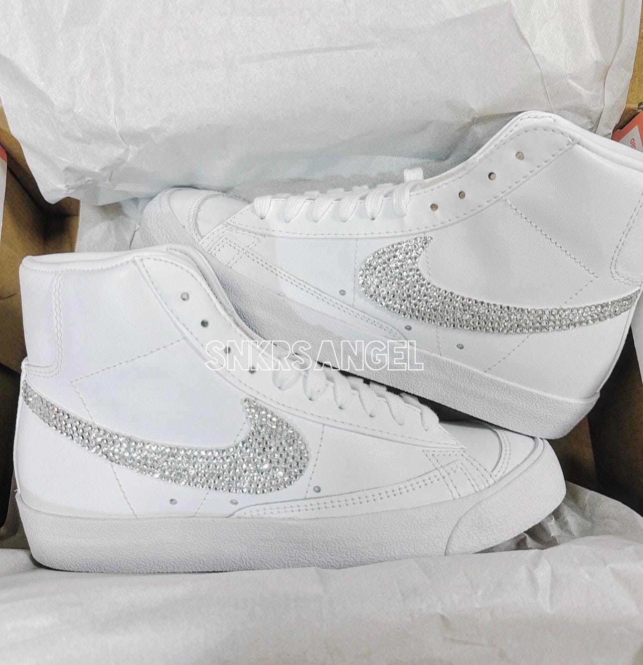 sparkly nike blazers