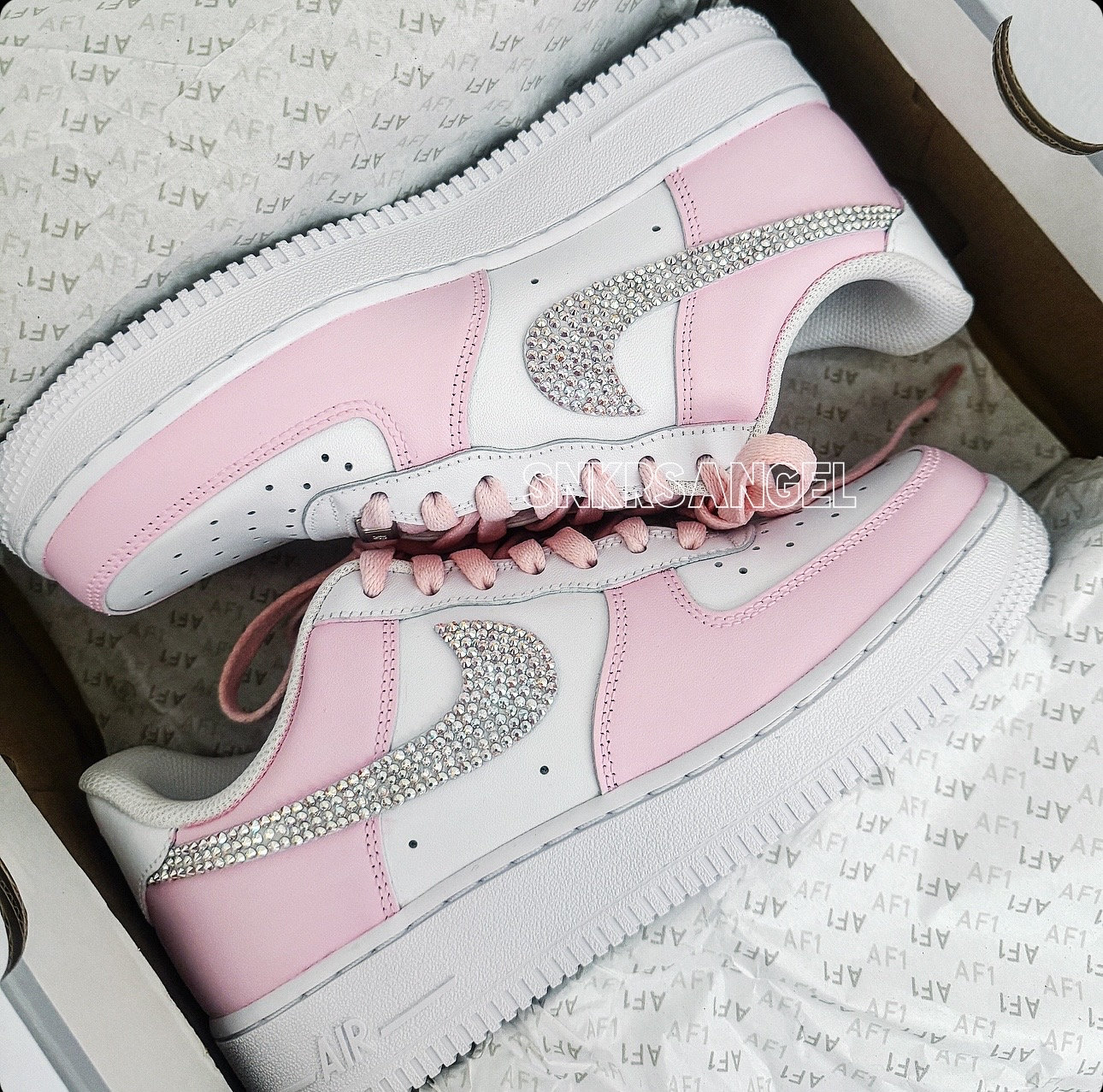 Air force rosa brillantini best sale