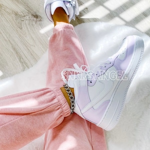 Lilac Custom Air Force 1 Mid