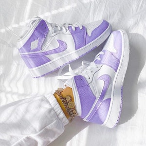 lilac air jordan 1