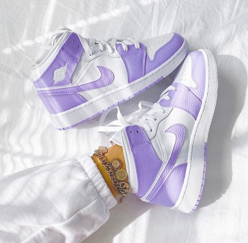 lavender purple jordans