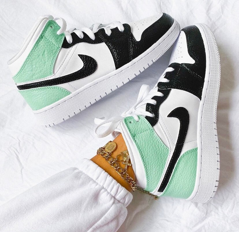 custom jordans 1 mid