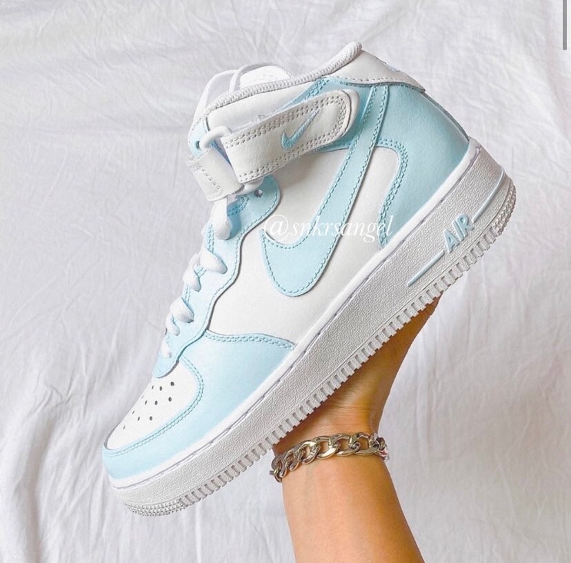 Nike Air Force 1 Men High All Royal Blue