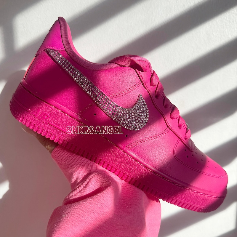 Hot Pink Bling Tie Women - Etsy