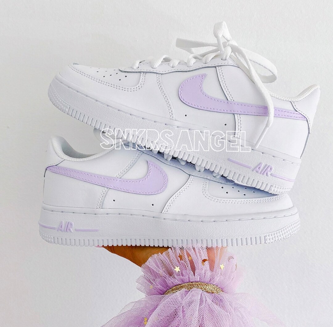 ナイキ エアフォース1 ロー '07 10mmダークパープルカスタム拡張なし NIKE [ナイキ] エア フォース 1 '07 [AIR FORCE '07] ブラック