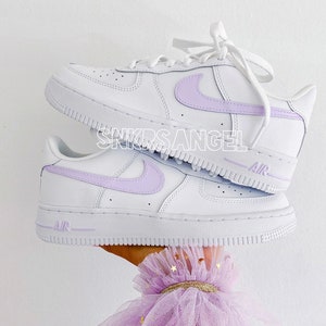 Custom nike air force 1 low lilac lavender purple