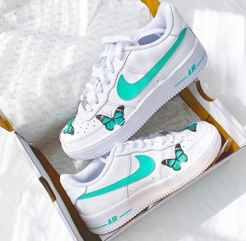 custom butterfly nike air force 1