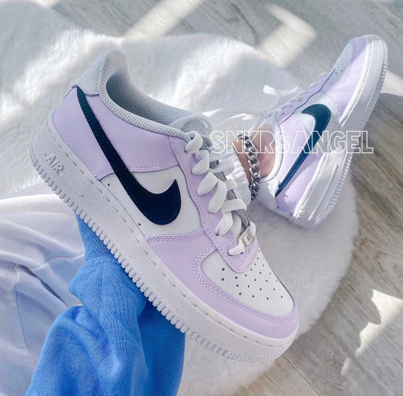 Custom Nike Air Low Lilac Lavender Purple Black - Etsy