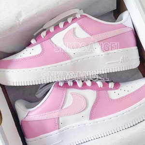 Buy Bubble Gum Pink Custom Air Force 1 Sneakers Low/mid/high Online in  India 