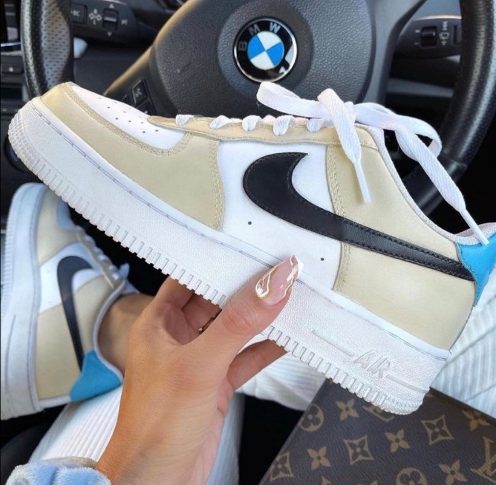 womens air force shadow beige