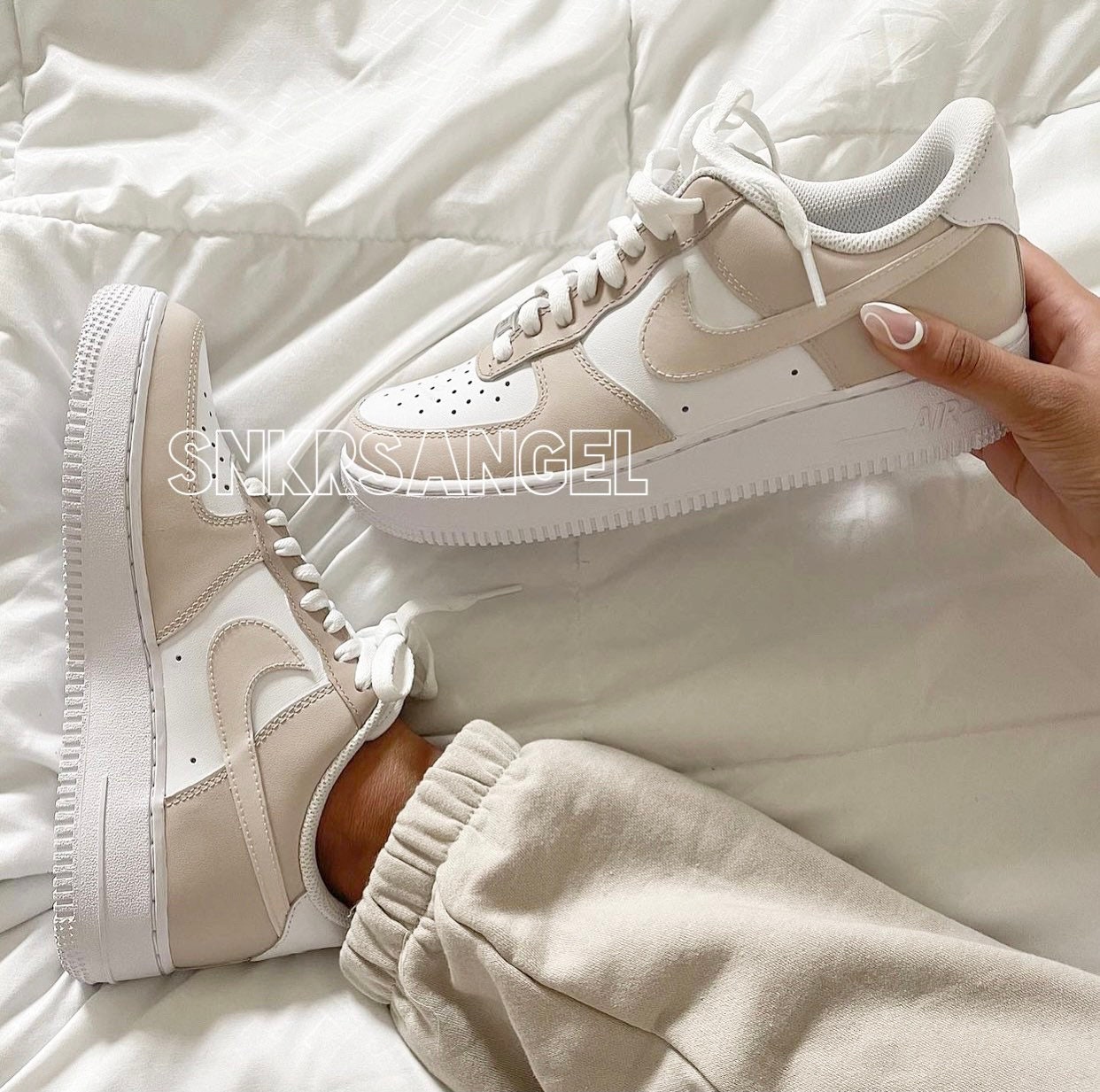 womens nike air force beige