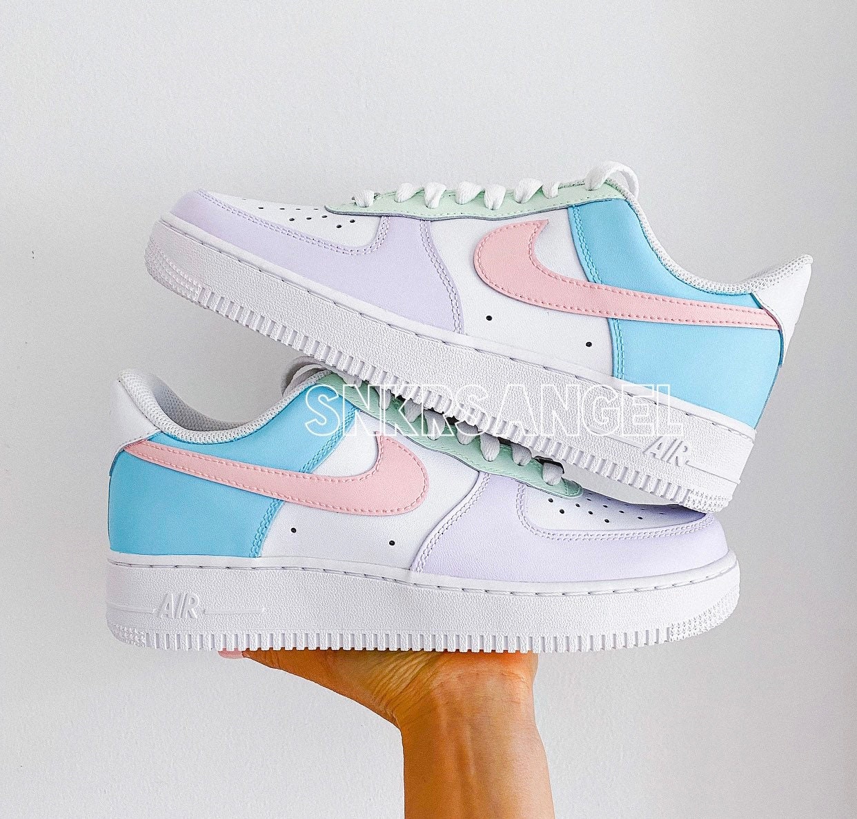 Custom Nike Air Force 1 Low Pastel Etsy UK