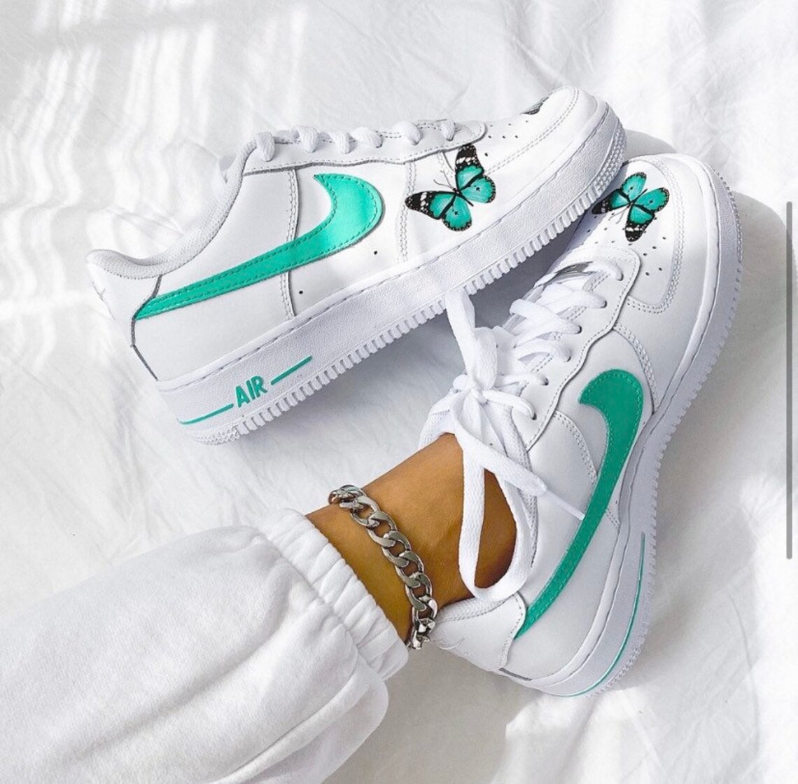 nike airforce 1 butterfly